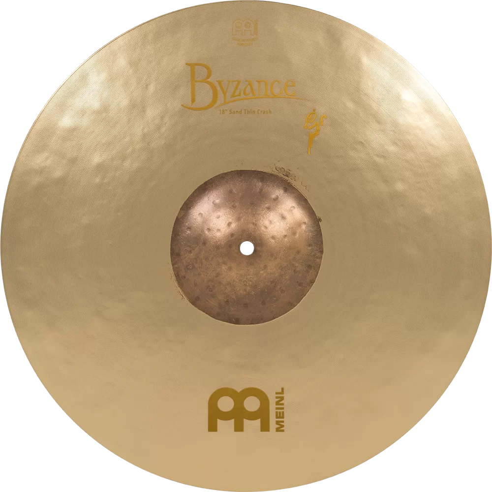 Platillo crash fino Meinl B18SATC Byzance Vintage Benny Greb Signature de 18" en color arena